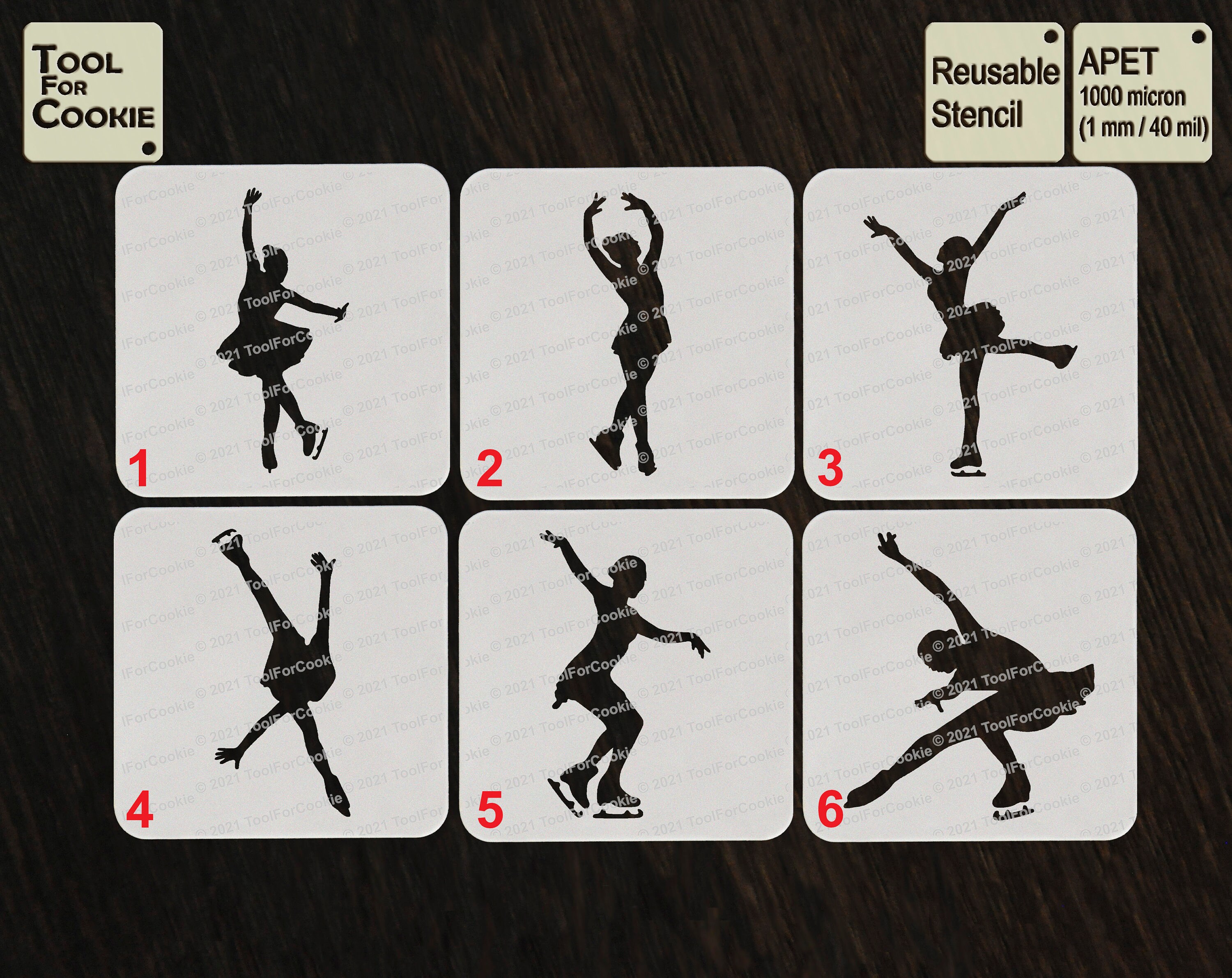 Skater Stencil Figure Skating Stencil Etsy skater-stencil-figure-skating-stencil-etsy