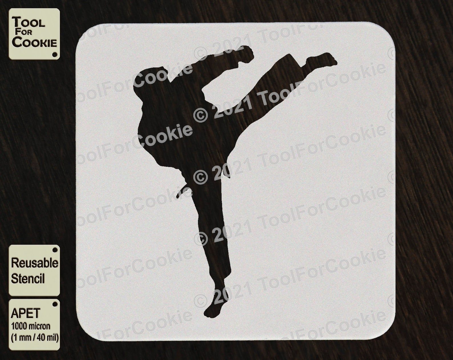 Printable Wood Burning Kenpo Karate Stencils