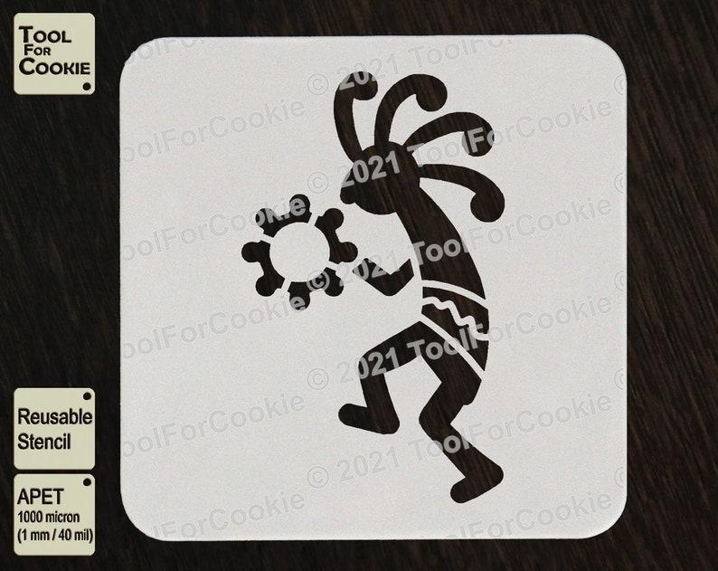 Kokopelli Native American Art Kokopelli Stencil - Etsy