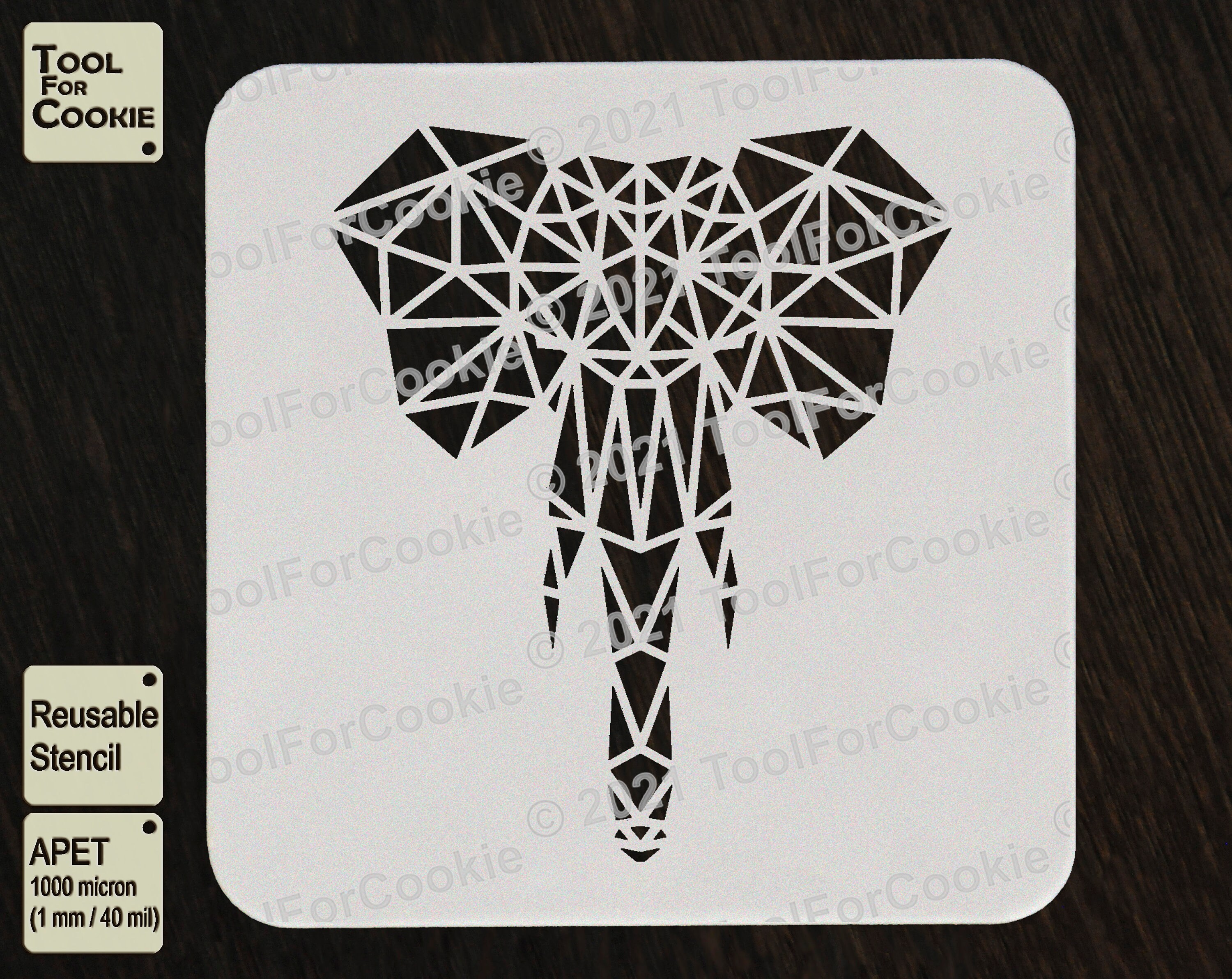 African Animals Stencil Etsy