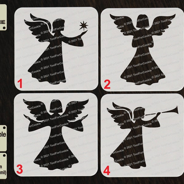 Angel Stencil Etsy UK