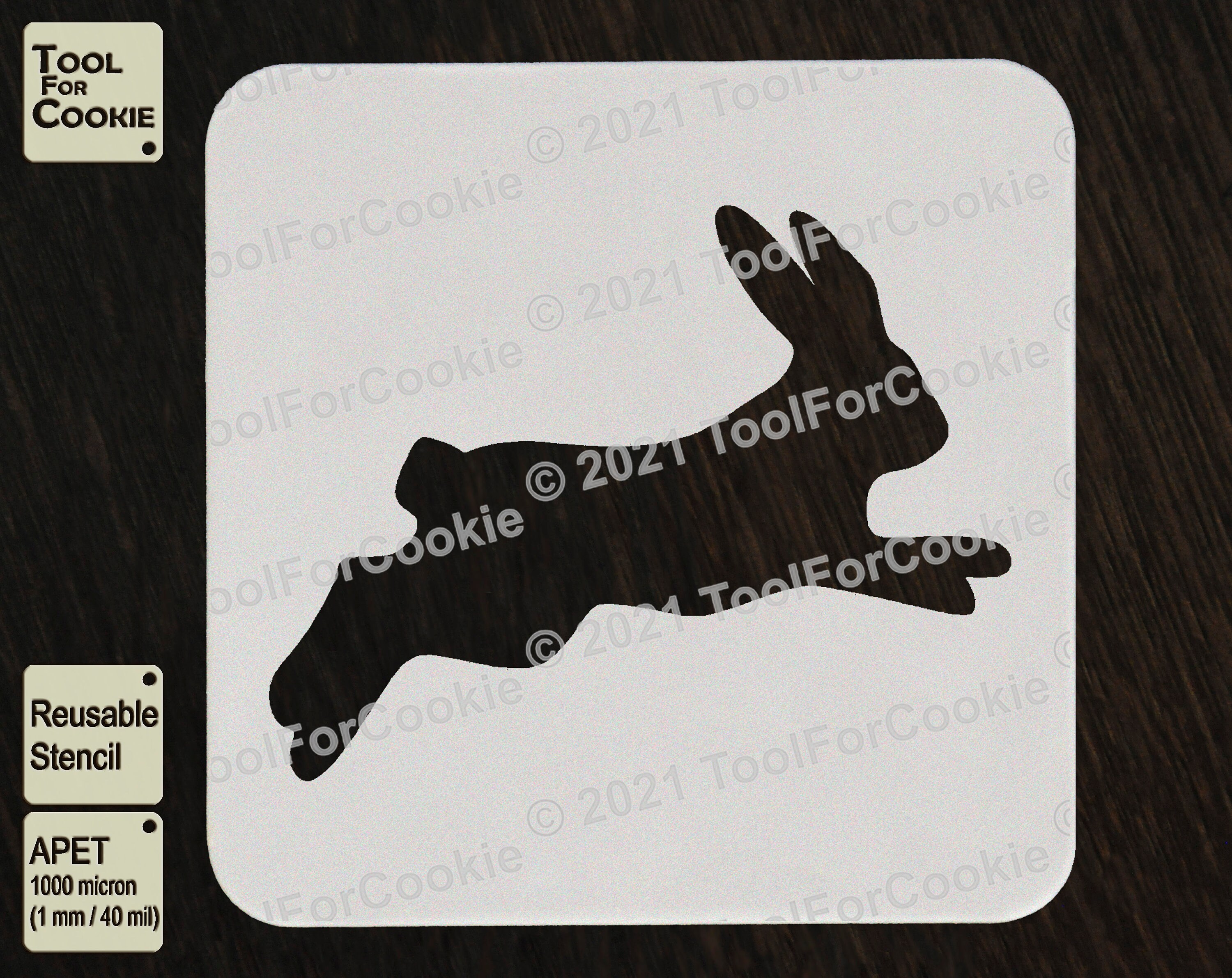 Bunny Stencil Rabbit Stencil - Etsy