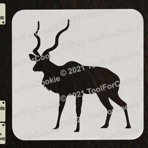 African Antelope Stencil - Etsy