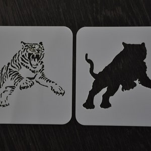 Tiger Stencil, Custom Stencils, Any Font, Any Design, Any Size