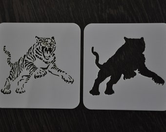 Tiger Stencil, Custom Stencils, Any Font, Any Design, Any Size