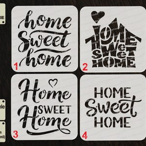 Home Sweet Home Stencil, Home Stencil