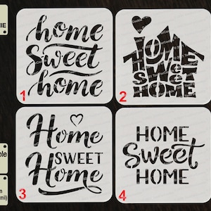 Home Sweet Home Stencil, Home Stencil