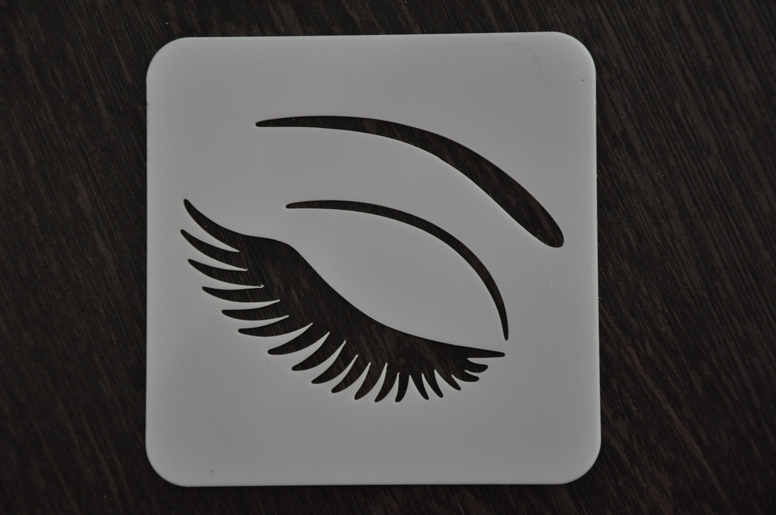 Eye Stencil Eye Lash Stencil Women Eyes Stencil Custom Etsy