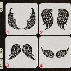 Angel Wings Stencil