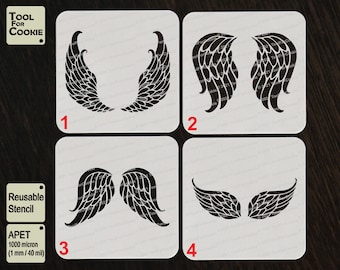 Angel Wings Stencil