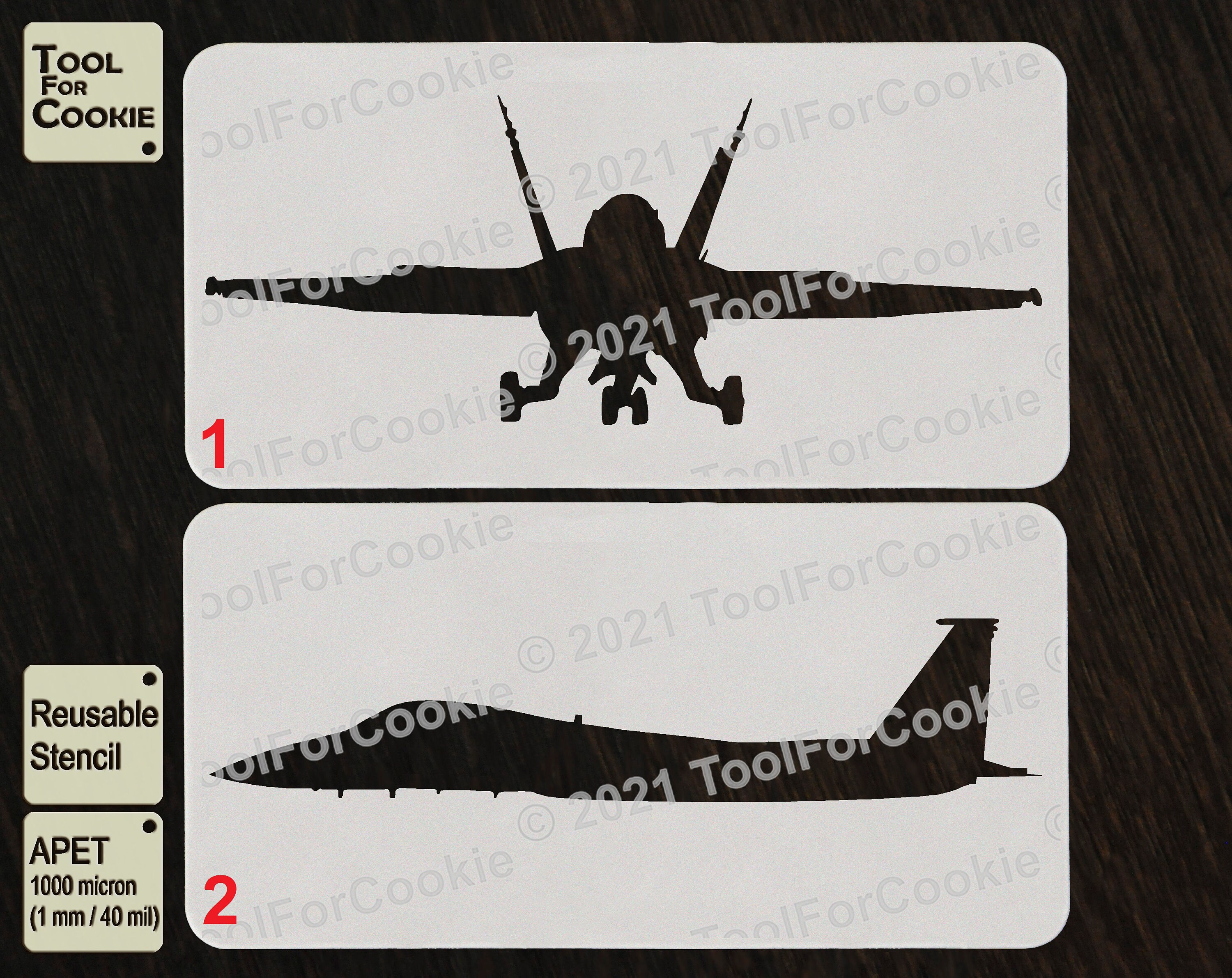 Jet Fighter Stencil - Etsy