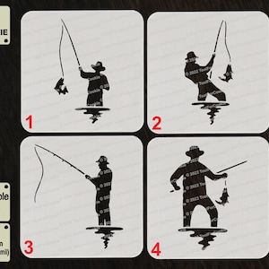 Fisherman Stencil