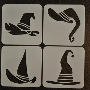 Witch&#39;s Hat Stencil, Halloween Stencil, Thanksgiving Stencil
