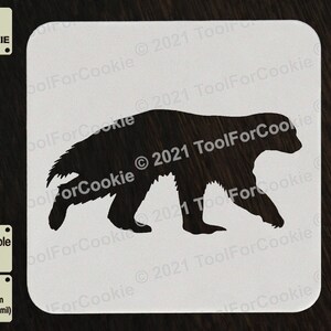 Honey Badger Stencil - Etsy