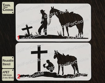 Cowboy Stencil