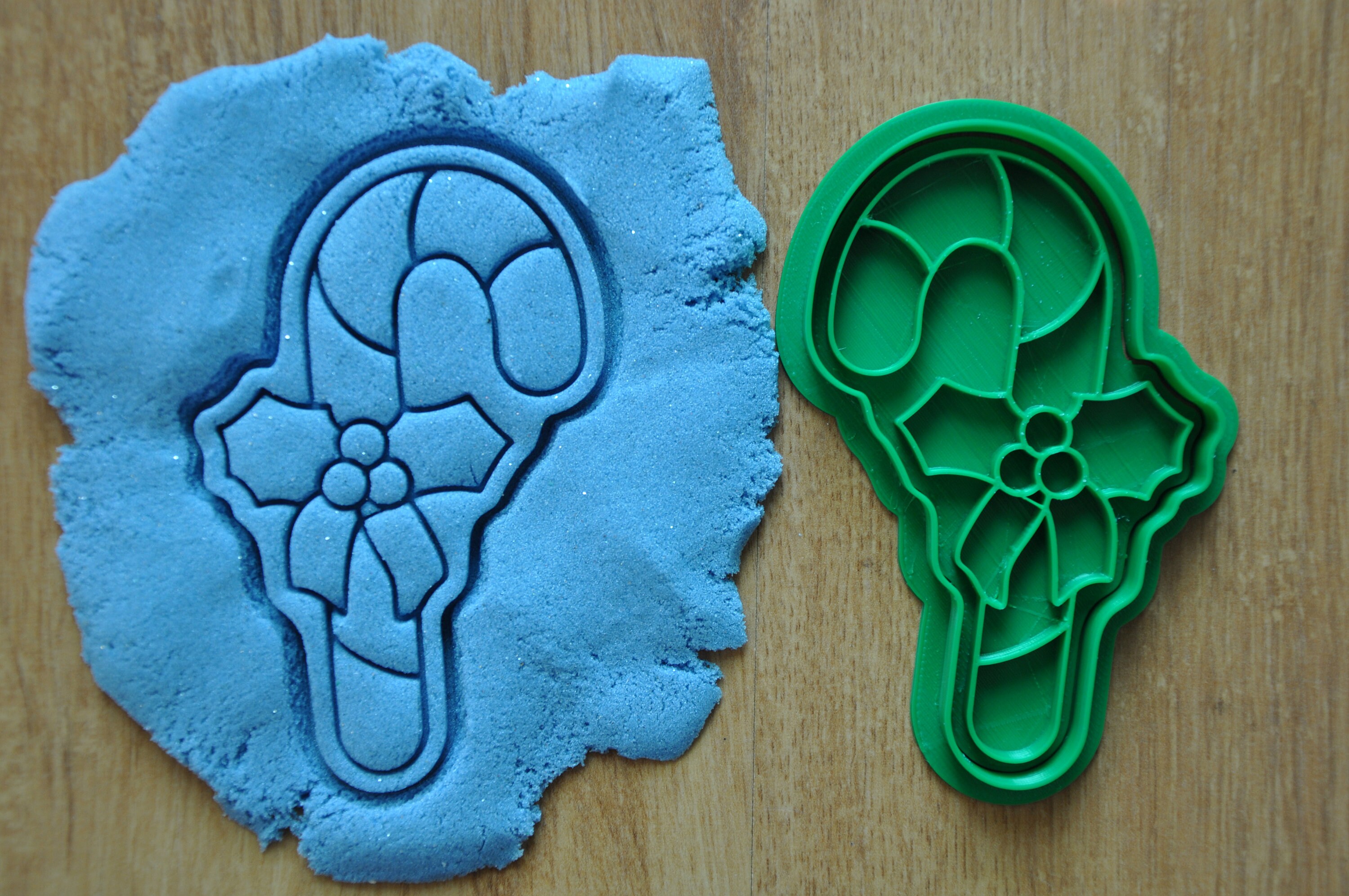 Christmas Candy Cane Cookie Cutter Etsy