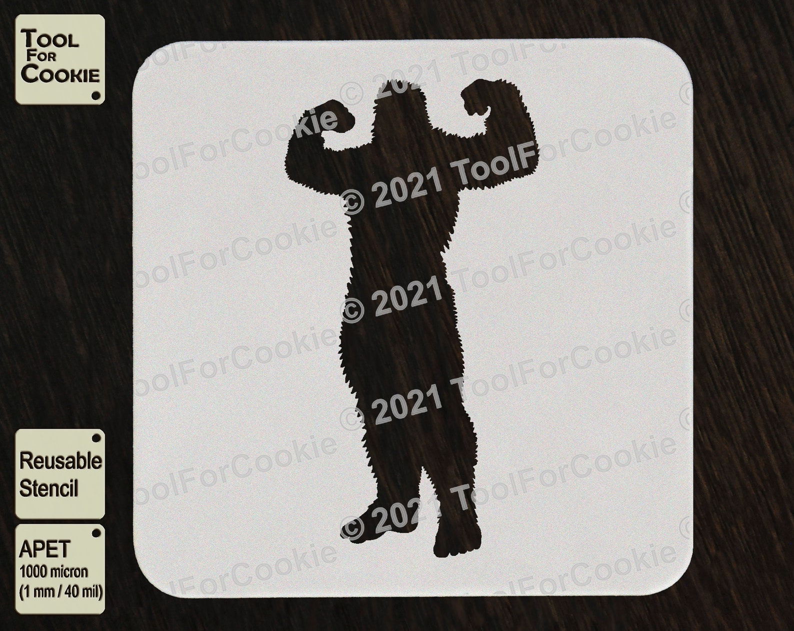 Bigfoot Stencil Sasquatch Stencil - Etsy Australia