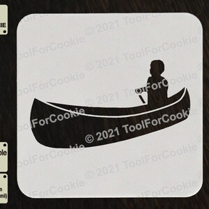 Kayaking Stencil, Canoeing Stencil - Etsy