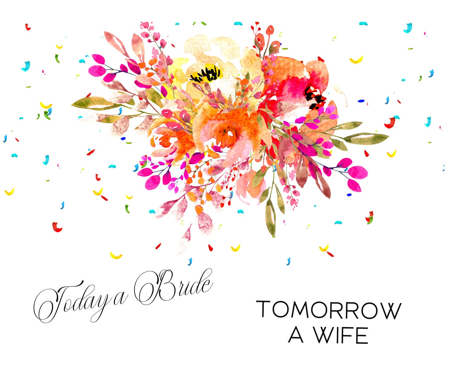 Bridal Shower Congratulations Card Printable/ Greeting Card to - Etsy