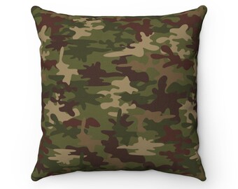 camo throw pillows