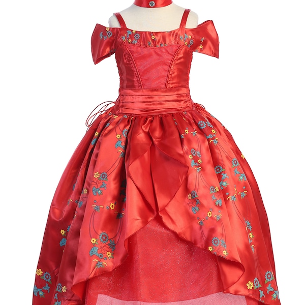 Elena Dress / Disney Inspired Princess Elena of Avalor Inspired Costume / Ball gown style for toddler, child, girl Princess Costume