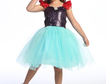 Ariel Birthday Dress/the Little Mermaid Dress/mermaid Dress/ariel Mermaid/ disney Inspired Dress/under the Sea Dress/theme Birthday. - Etsy