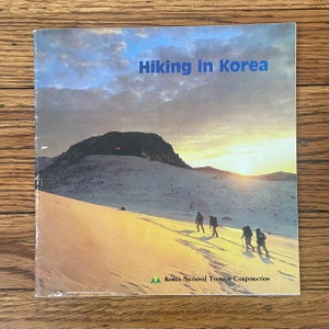 Vintage Hiking in Korea 1980s Korea National Tourism Travel Brochure