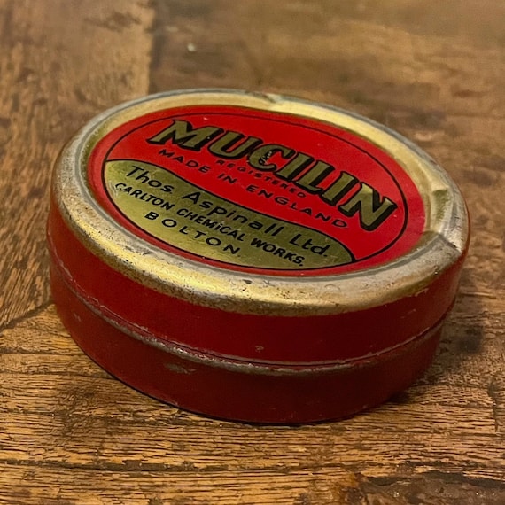 ANTIQUE VINTAGE MUCILIN OLD THOS ASPINALL LTD FLY FISHING LINE WAX