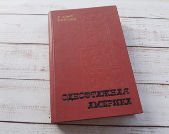 Ilf und Petrov One-Story America, Kurzgeschichten aus einem Vintage-Buch