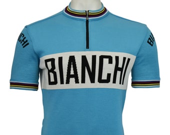 Bianchi Merino Wolle Radtrikot - kurz & langarm Optionen