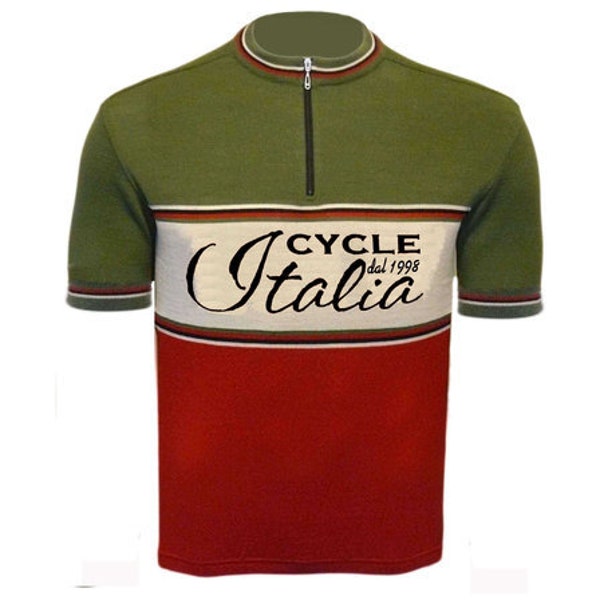 Cycle Italia Merino Wool Cycling Jersey - short & long sleeve options