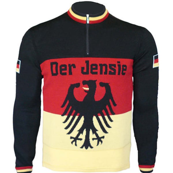 Jens Voigt Tribute - Merino Wool Cycling  Jersey - short & long sleeve options