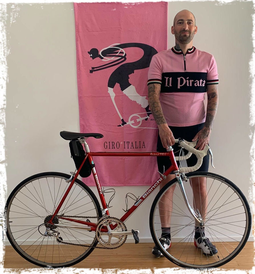 マルコ パンターニ 'Il Pirata' サイクル ジャージ – Giro ピンク