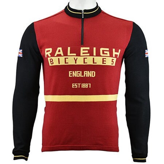 Raleigh Merino Wool Cycling Jersey Short Long Sleeve Options Commemorating This Classic English Brand Etsy UK