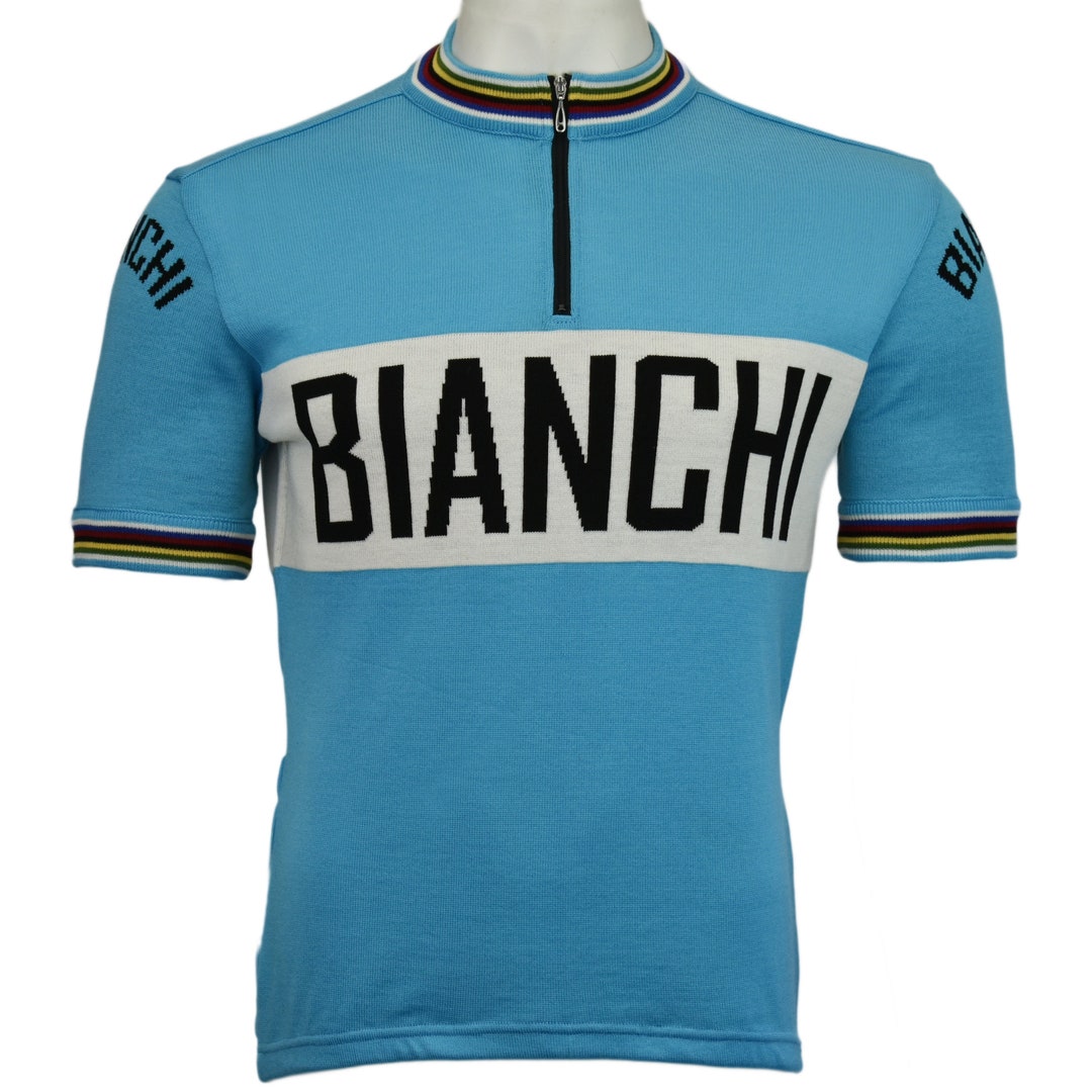 Bianchi Merino Wool Cycling Jersey Short Long Sleeve Options to  Commemorate This Classic Italian Brand