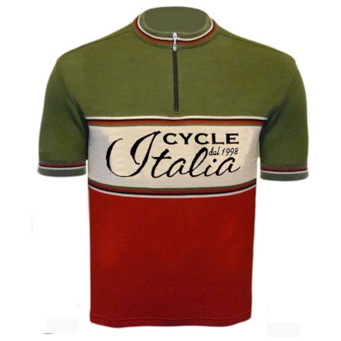 Veste Cycliste Vintage NALINI - OLIVIERO MISANO - Pile Jersey Taille M - Italie