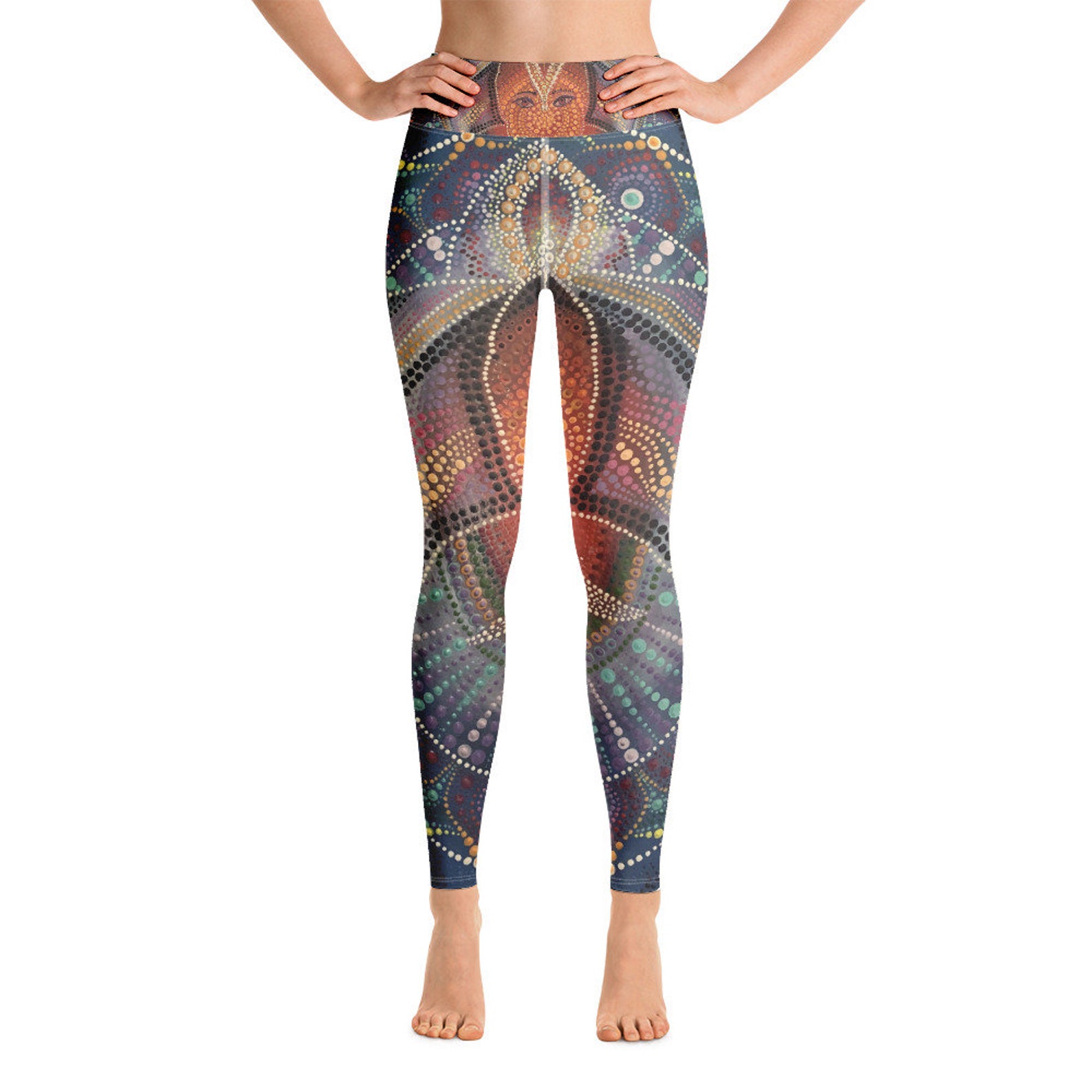 Mandala yoga pants, leggings for women, yoga clothing, yoga shorts, printed  leggings, workout leggings, high waist leggings, capri leggings -   Portugal