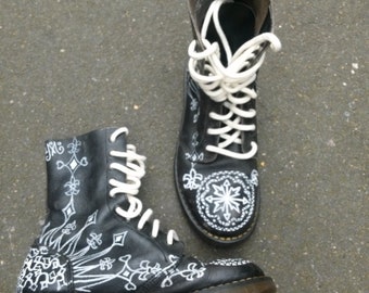 painted doc martens