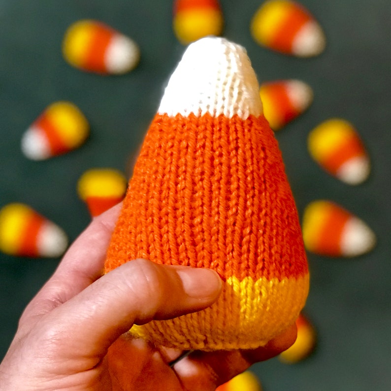 Candy Corn Cutie Knit Pattern Etsy
