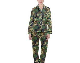HIKO23 Mens Pajamas Flannel Long-Sleeved Home Service Suit Pajamas Set