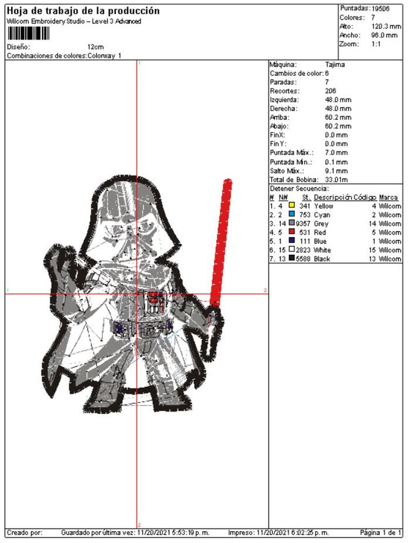 Darth Vader Embroidery Designs Embroidery Machine Applique Etsy