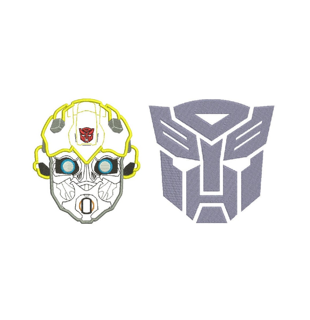 Bumblebee Transformers Autobots Superhero Embroidery Designs Embroidery