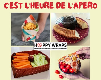 Emballage alimentaire réutilisable Beewraps >> 1 wrap offert