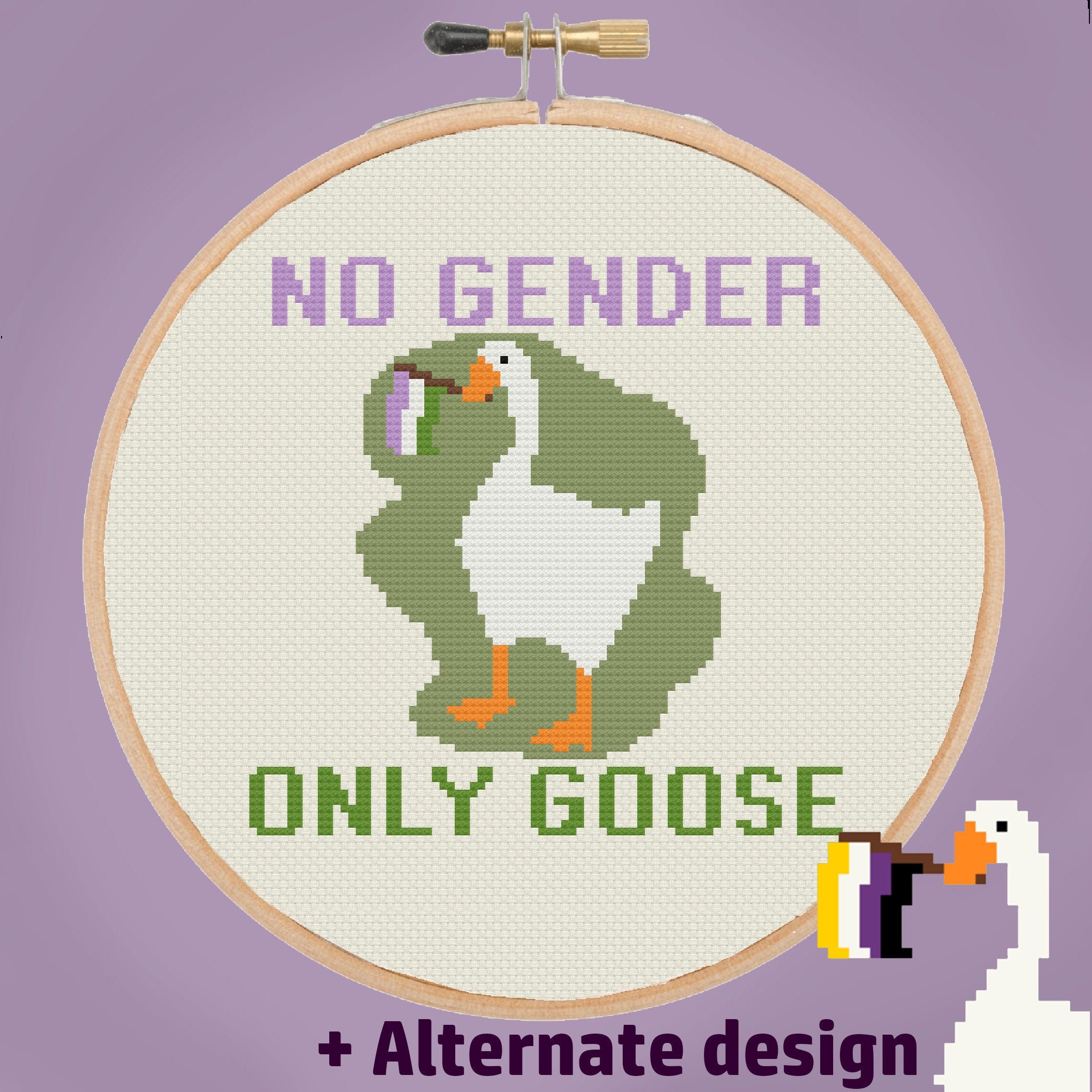 No Gender Only Goose Untitled Goose Game Nonbinary & Etsy