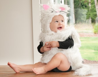 Baby Cat Costume Halloween Costume for Kids Sizes Baby Toddler Super Cute Baby Animal Pet Cat Costume | Halloween Delivery Guaranteed |