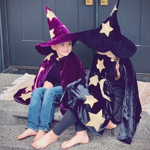 Kids Wizard Magician Magical Cape Cloak for Halloween and Dress Up Magic Cape For Boys and Girls Cape Only image 8