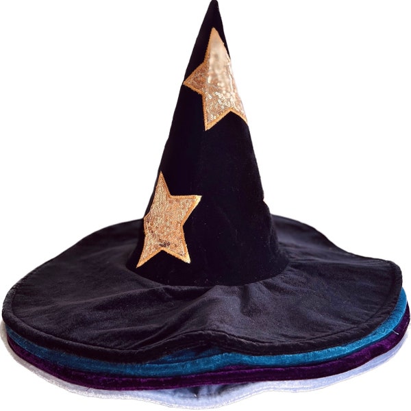 Kids Wizard Magician Magical Costume Hat Halloween Dress Up For Boys and Girls | Halloween Delivery Guaranteed |