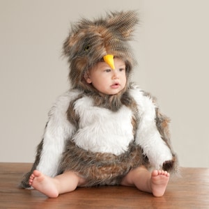 Baby Owl Costume Halloween Costume for Kids Sizes Baby to Toddler Super Cute Animal Baby Bird | Halloween Delivery Guaranteed |