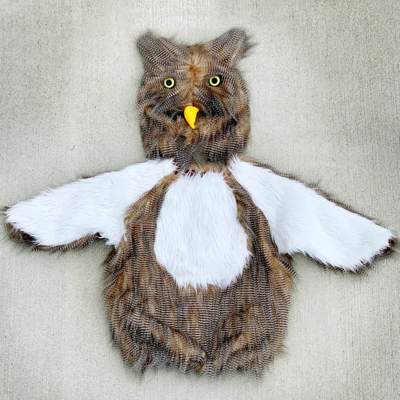 Déguisement bébé hibou Déguisement d'Halloween pour enfants Tailles bébé à tout-petit Animal super mignon bébé oiseau Livraison Halloween garantie image 2