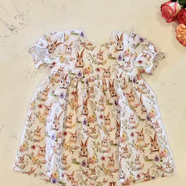 Easter Bunny Dress & Bonnet